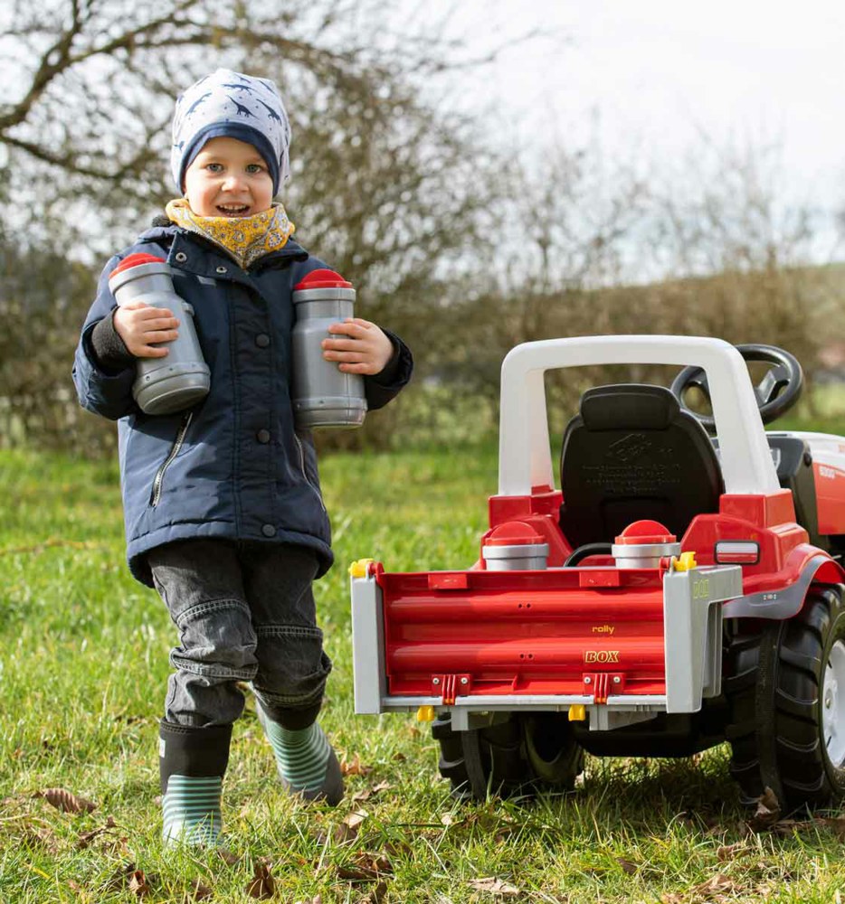 ROLLY Box Argento con 4 Bidoni Latte – Età: 3-10 anni