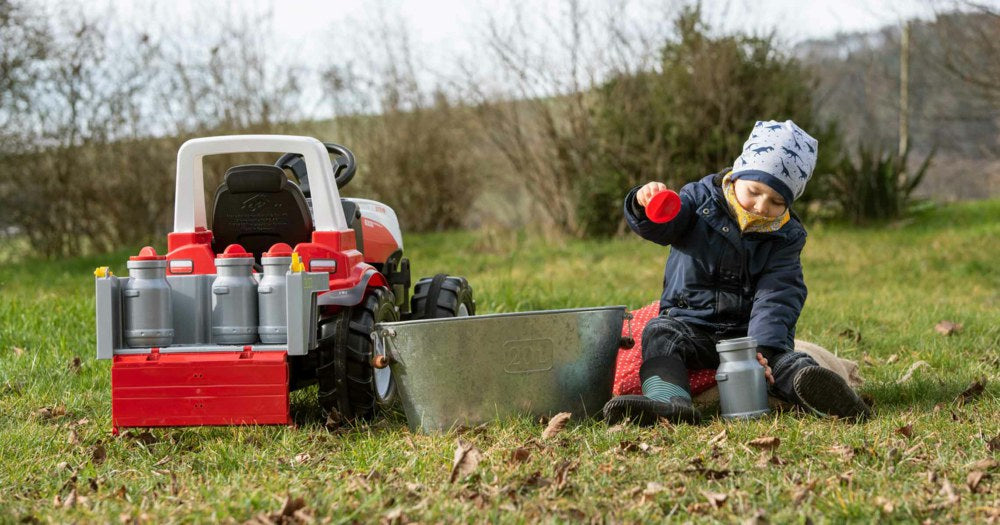 ROLLY Box Argento con 4 Bidoni Latte – Età: 3-10 anni