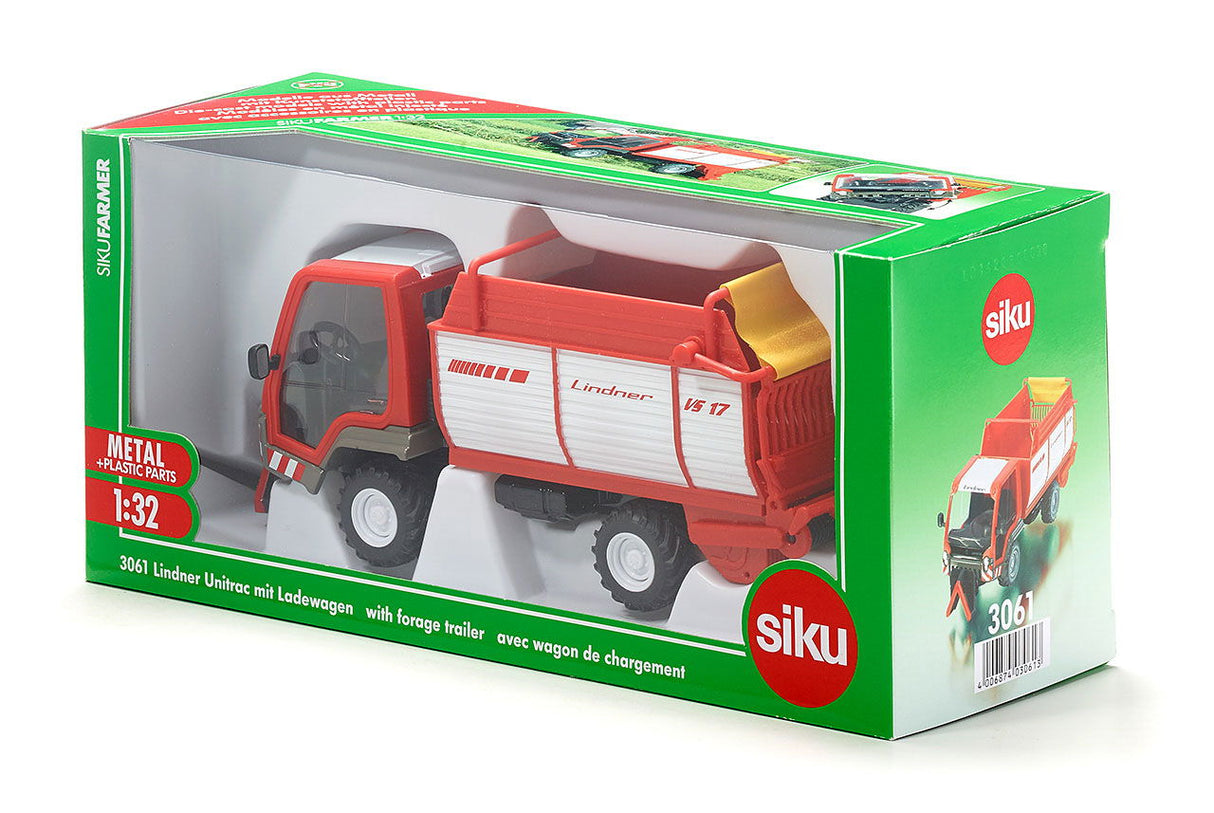 Siku 3061 Trattore Lindner Unitrac con Caricafieno - Scala 1:32 Giocattolo