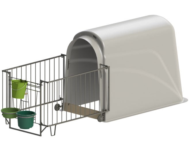 CalfHouse Vetroresina Premium Plus con recinto resistente