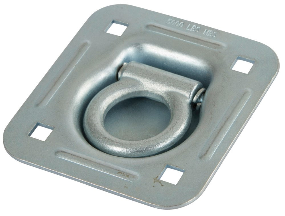 Anello di fissaggio con base concava in acciaio zincato