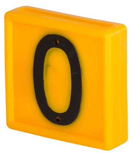 Nummern block-Standardbeschriftung