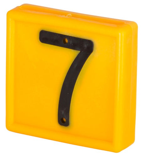 Nummern block-Standardbeschriftung