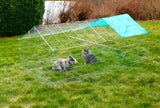 Freigehege, Kaninchengehege für Kleintiere 180 cm