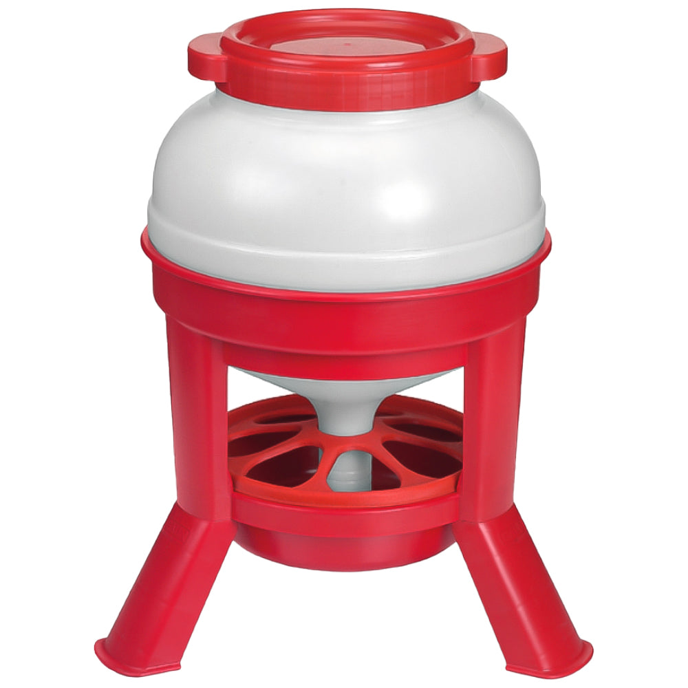 Mangiatoia a Tramoggia per Polli – 20L, 30L e 40L (Plastica Resistente)