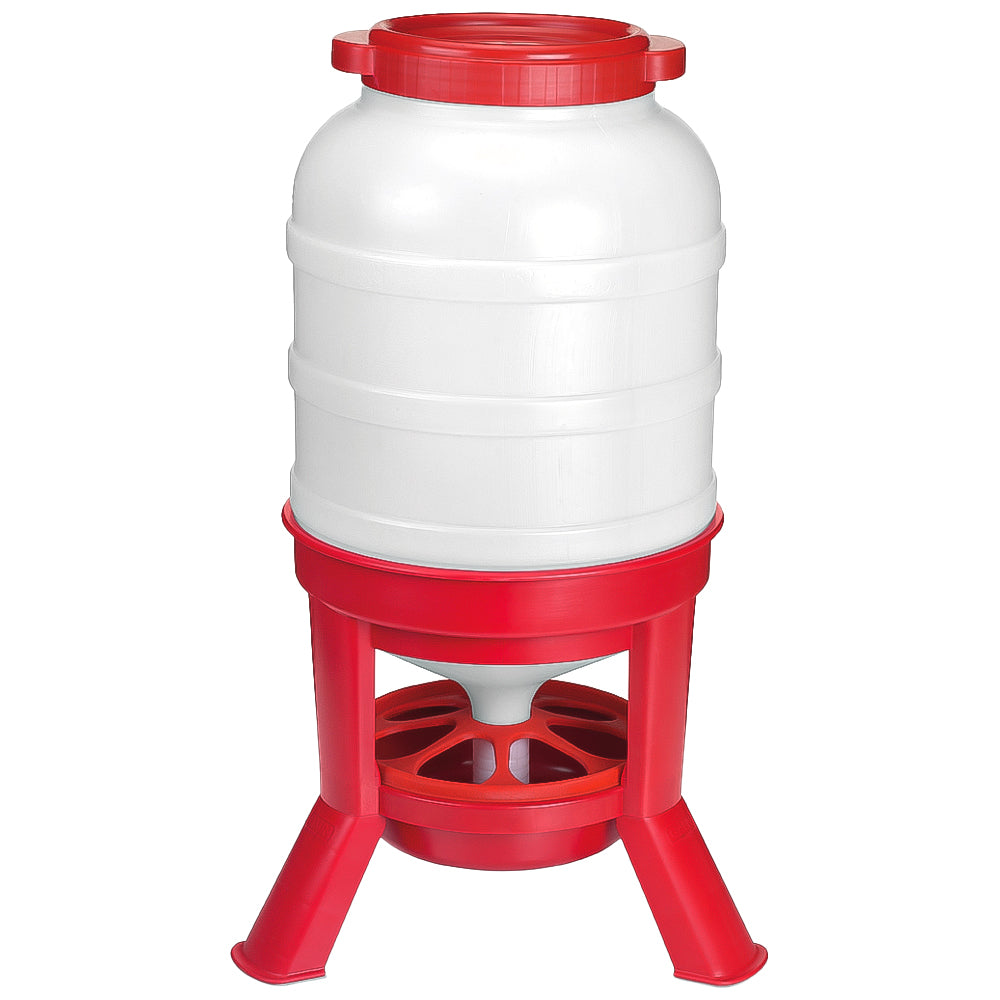 Mangiatoia a Tramoggia per Polli – 20L, 30L e 40L (Plastica Resistente)