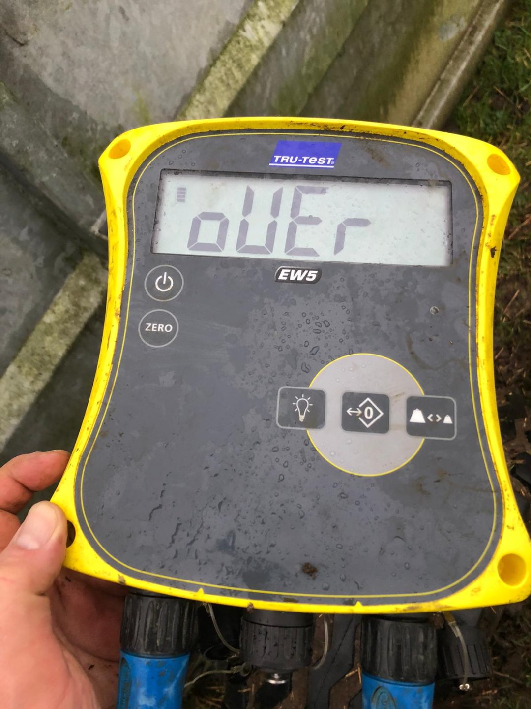 Tru-Test. Problema sulla pesatrice EW5