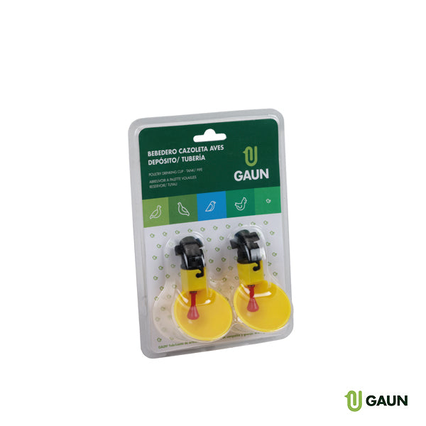 Alimentatore a Palette per Pollame con Serbatoio / Tubo – Set da 2 unità