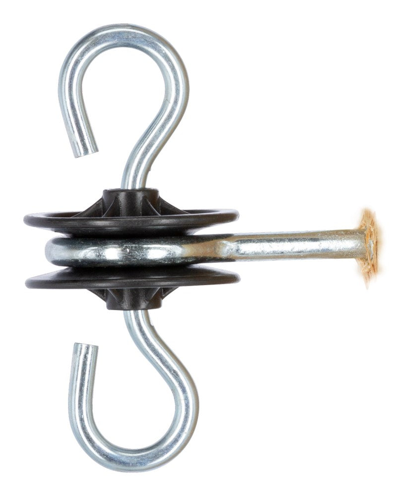 Isolatore maniglia cancello con ganci girevoli set da 4