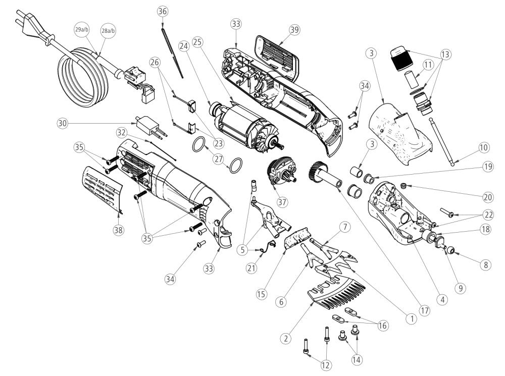 Tosatrice elettrica per pecore Constanta 4