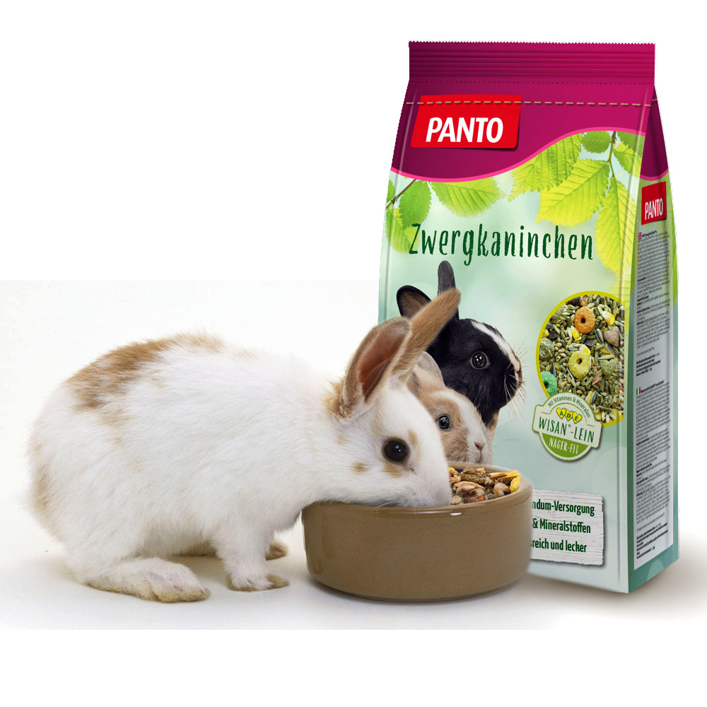 PANTO alimento per conigli nani fresco due volte al giorno-1kg