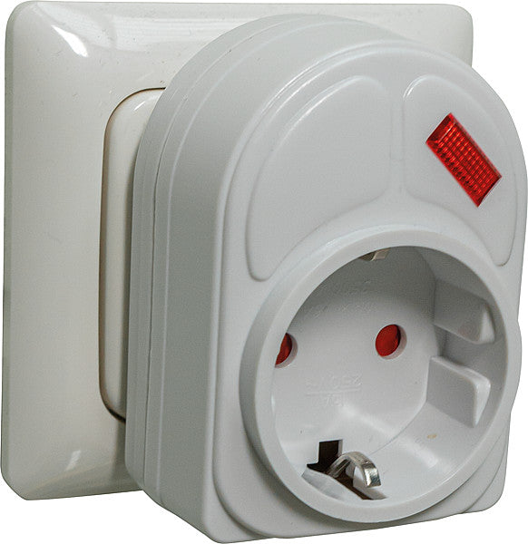 Adattatore Per Spina Elettrica A Singola Presa Salvaspazio - 230 V