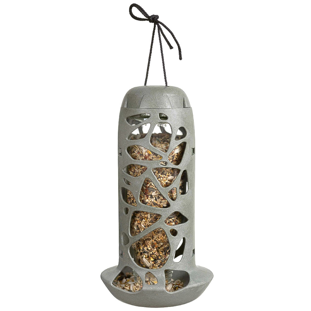 Comedero per Uccelli Tara con Bottiglia di Vetro Fauna - Riciclato