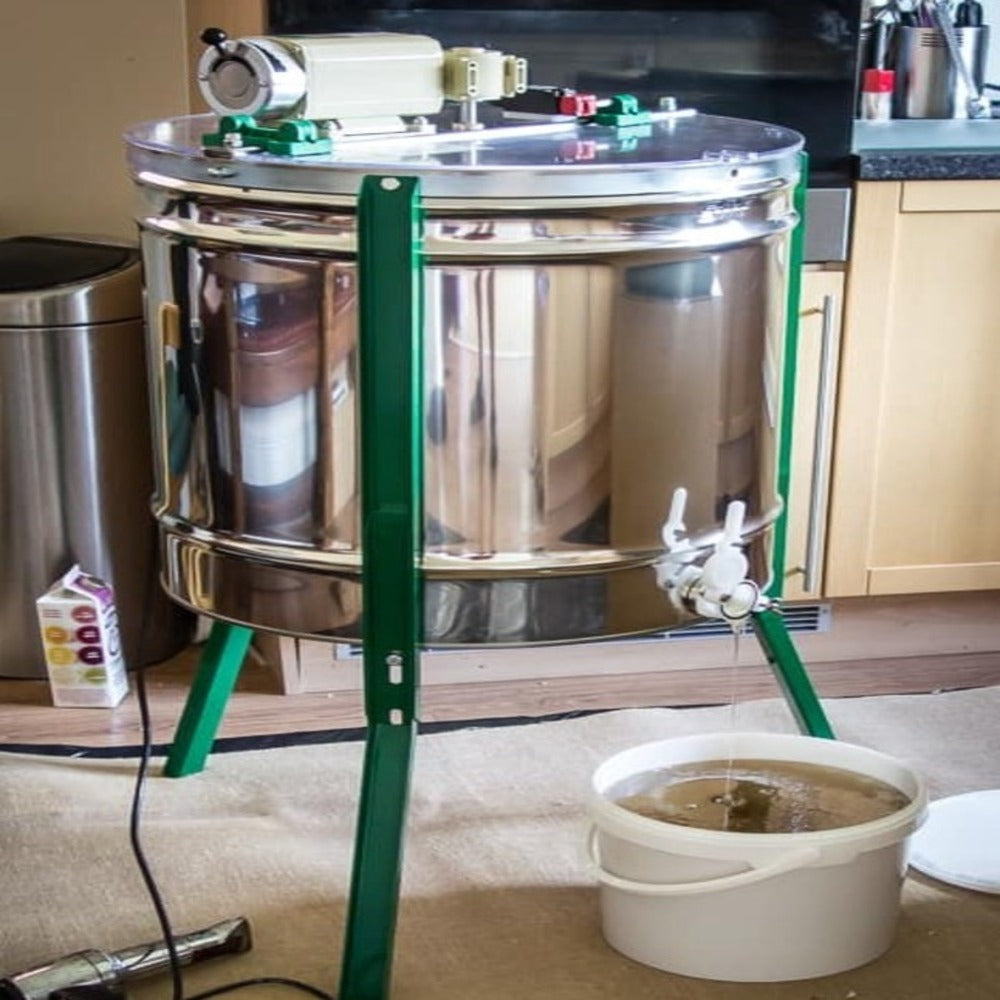 Estrattore di miele professionale a 6 cassette Malaga – 900mm, elettrico, per telai Layens e Dadant