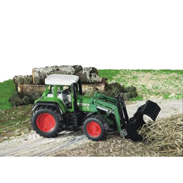 Trattore giocattolo marca Bruder modello Fendt Favorite 926 con caricatore frontale
