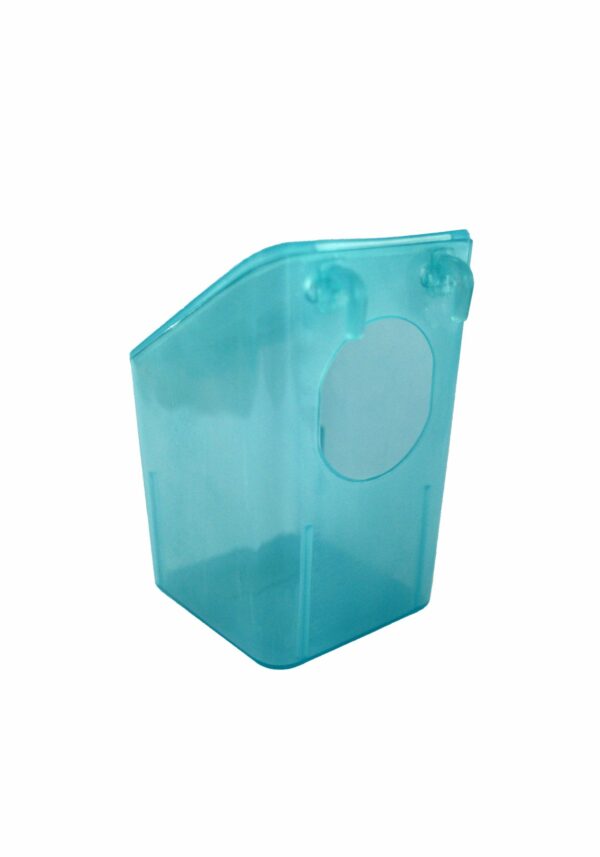 Bevitore e mangiatoia per piccioni 1 foro blu e verde