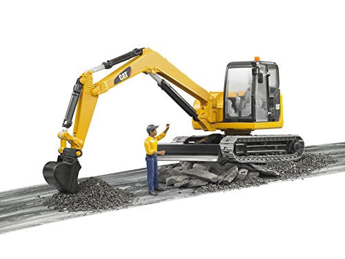 Bruder Cat Mini excavator con figura