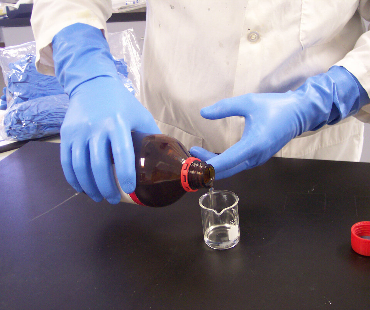 Guanti showa 707D nitrile non supportati 1 paio