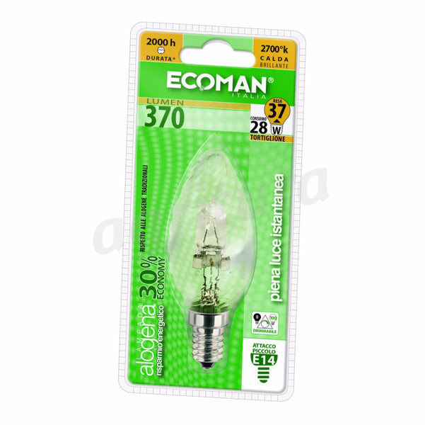 Ecoman Alo tortoglione 28W 2700K E14