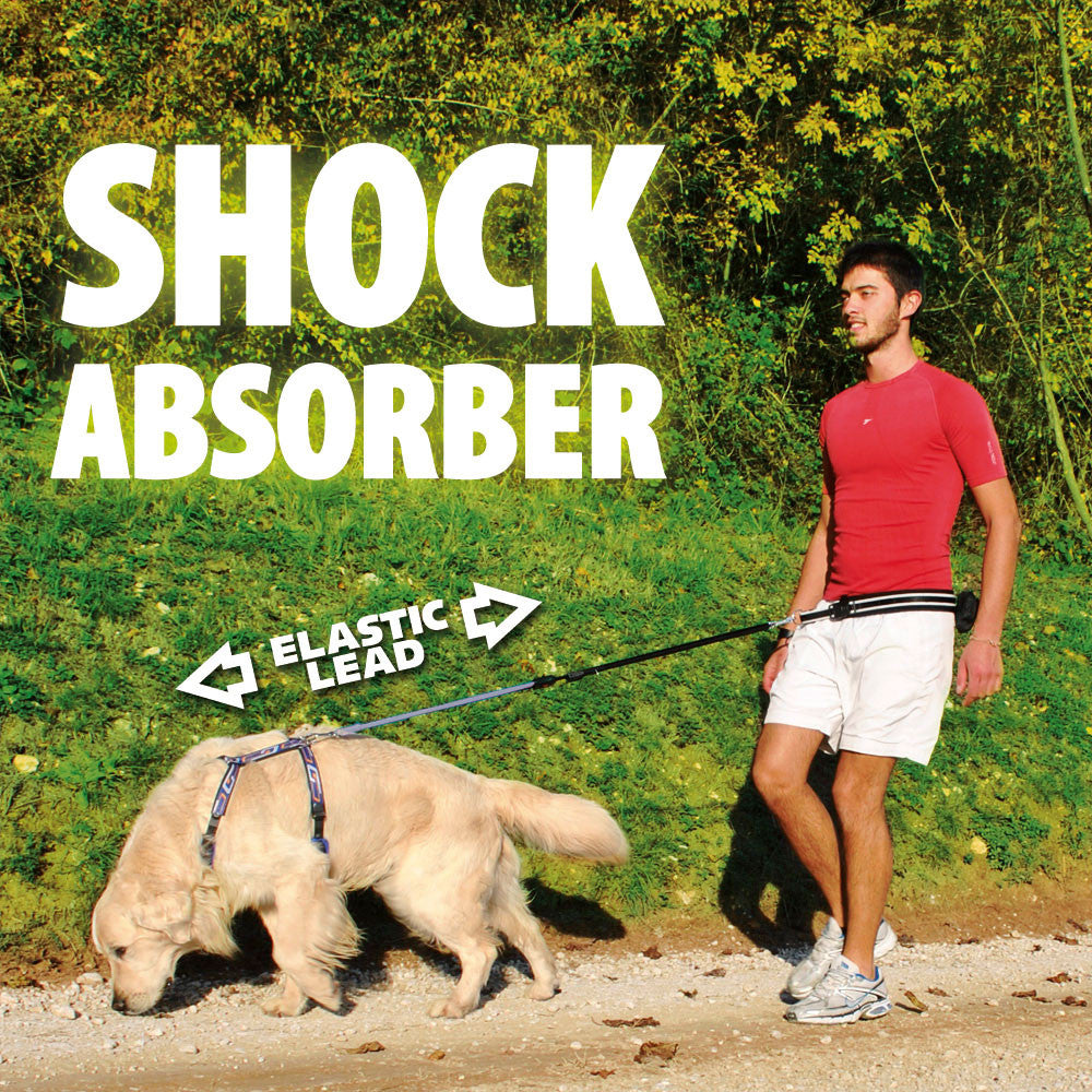 ERGOCOMFORT FREETIME - Cintura con Tasca e Guinzaglio Elastico con Ganci Magnetici