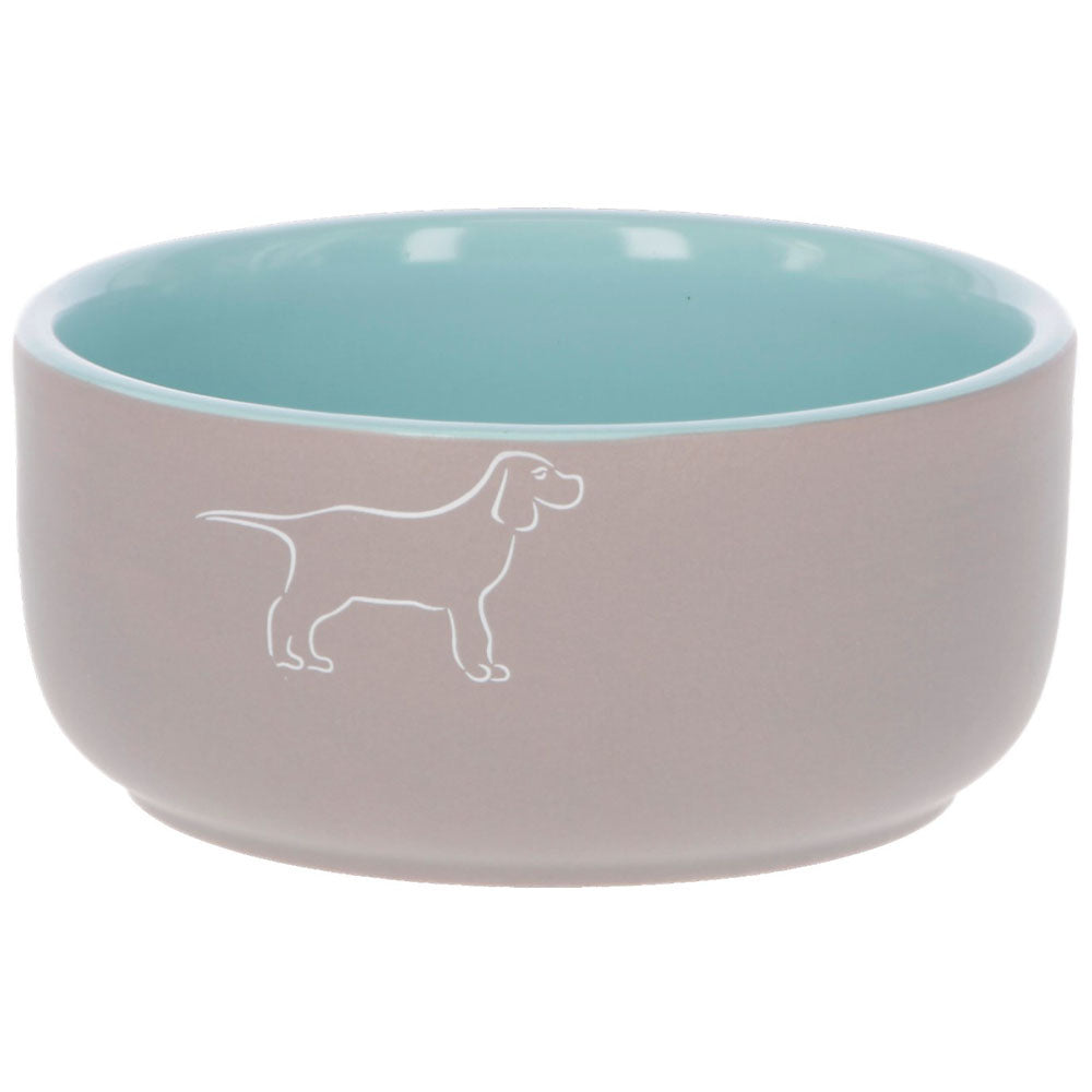 Ciotola in ceramica per cani Spirit con motivo