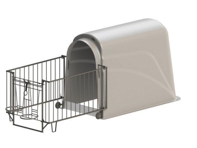 CalfHouse Vetroresina Premium Plus con recinto resistente