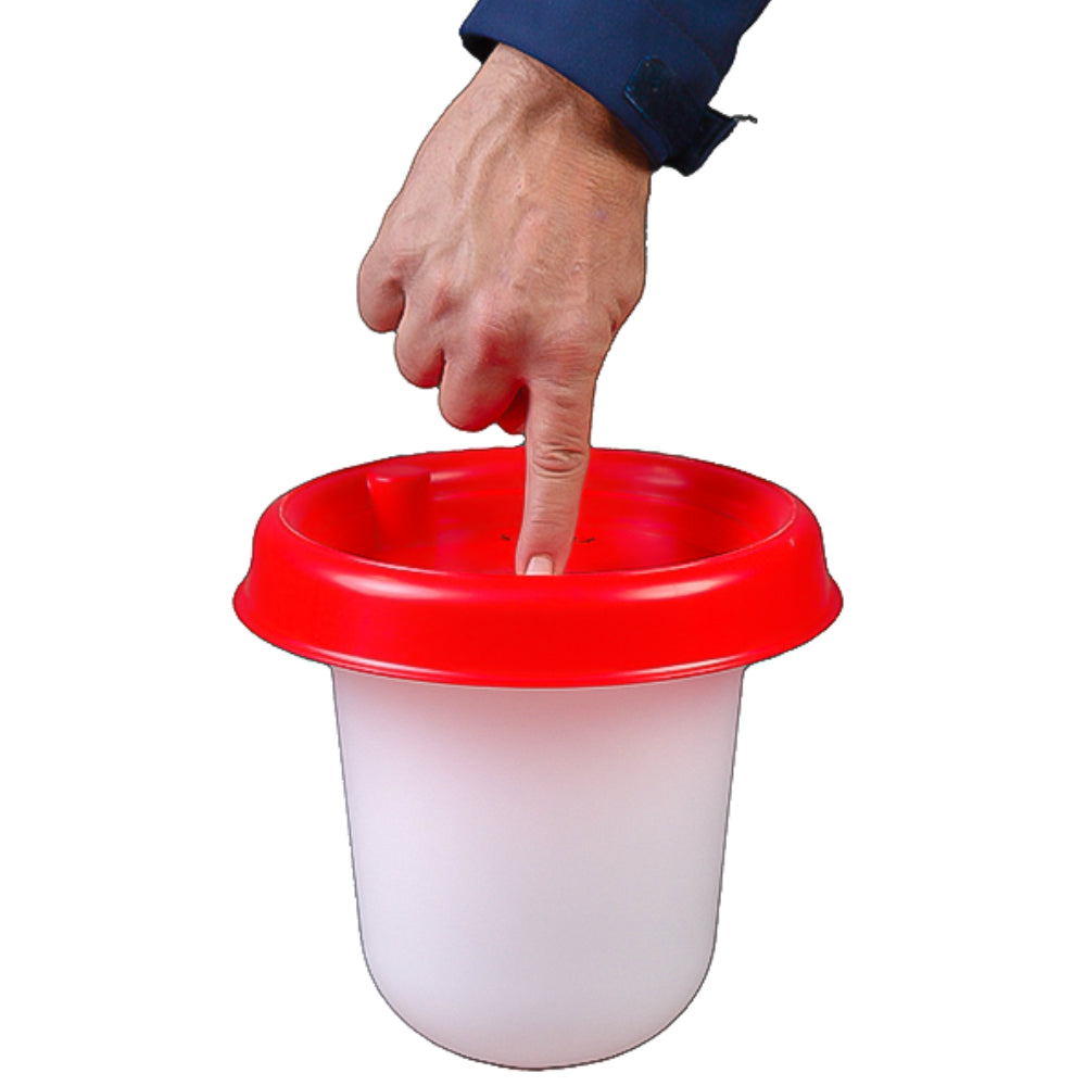 Bevutoio Super Eco per Galline 3L (Rosso) – Dispenser Acqua Resistente e Protetto UV