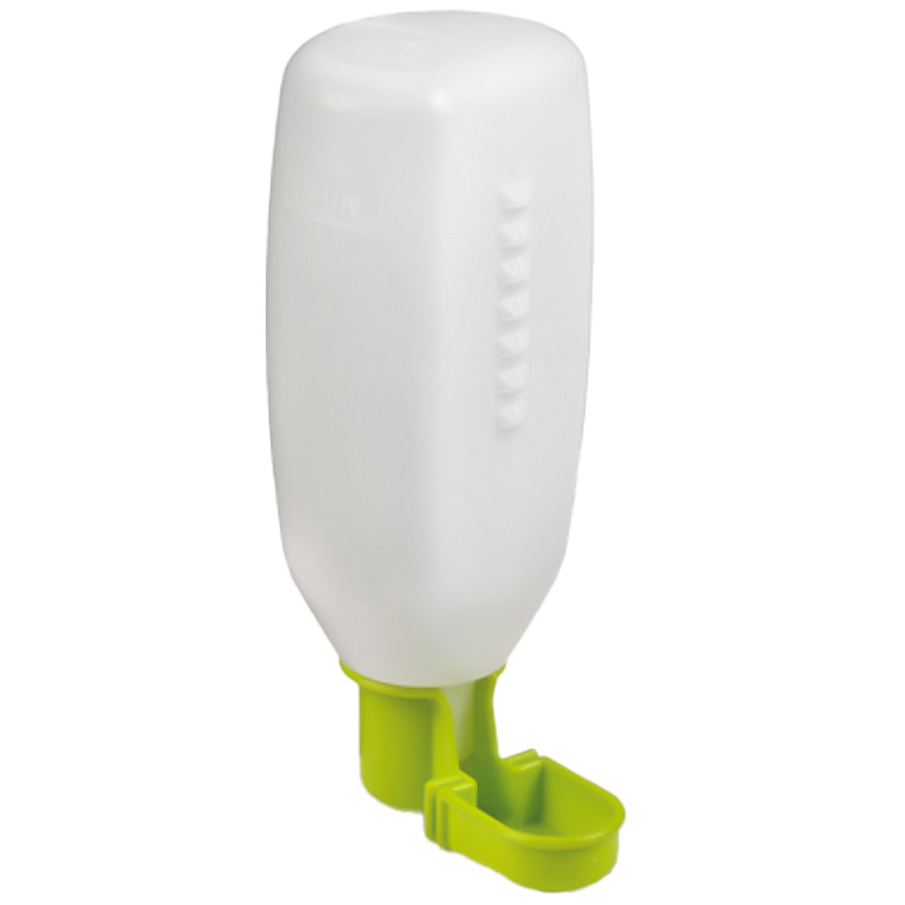 Abbeveratoio per Piccioni e Pollame - Dispenser d'Acqua in Plastica con Bottiglia Trasparente
