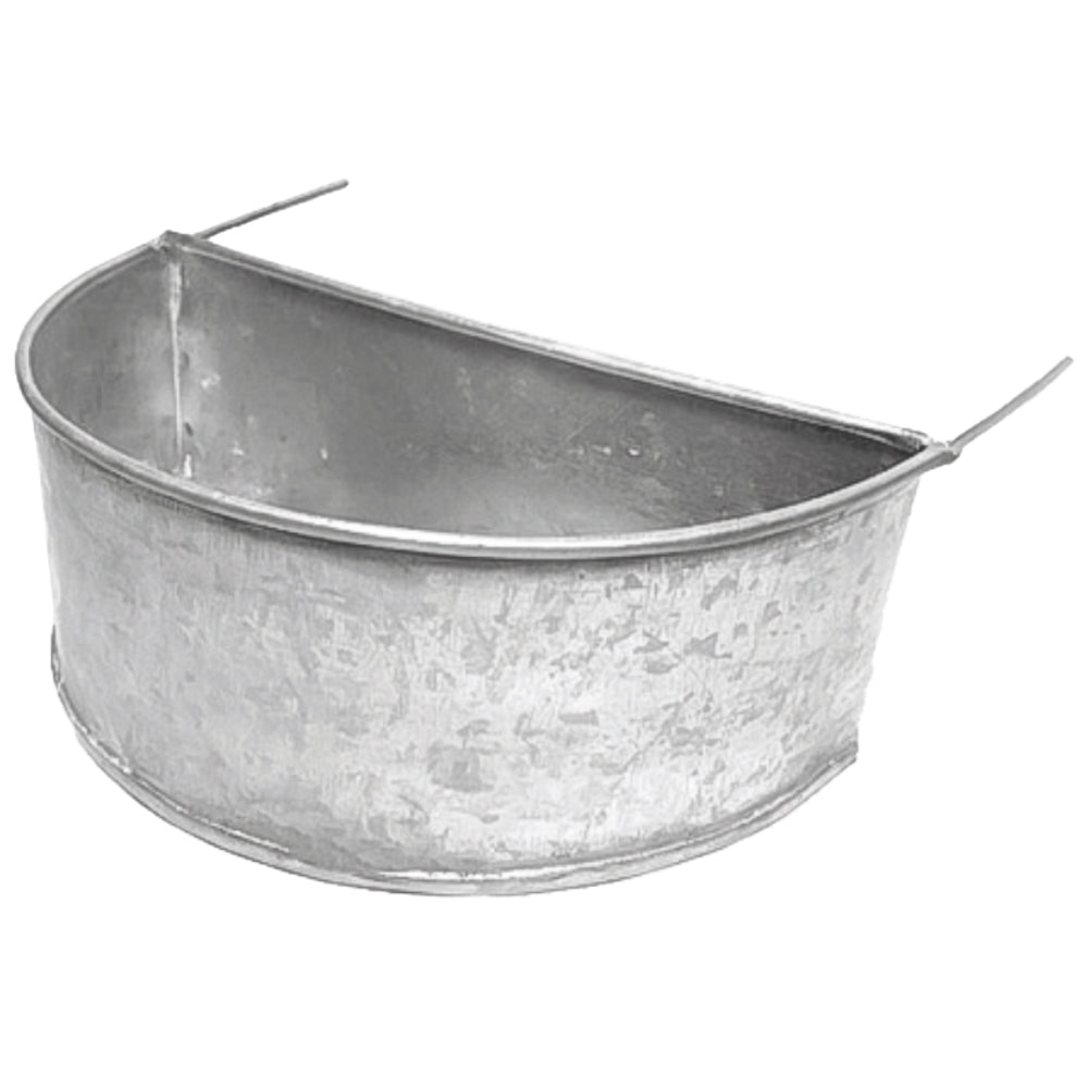 Mangiatoia a Mezzaluna Zincata – Resistente per Uccelli e Roditori