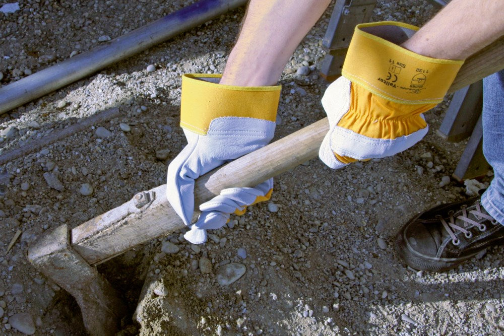 Guanto Professionale in Cuoio Bovino Yelltor