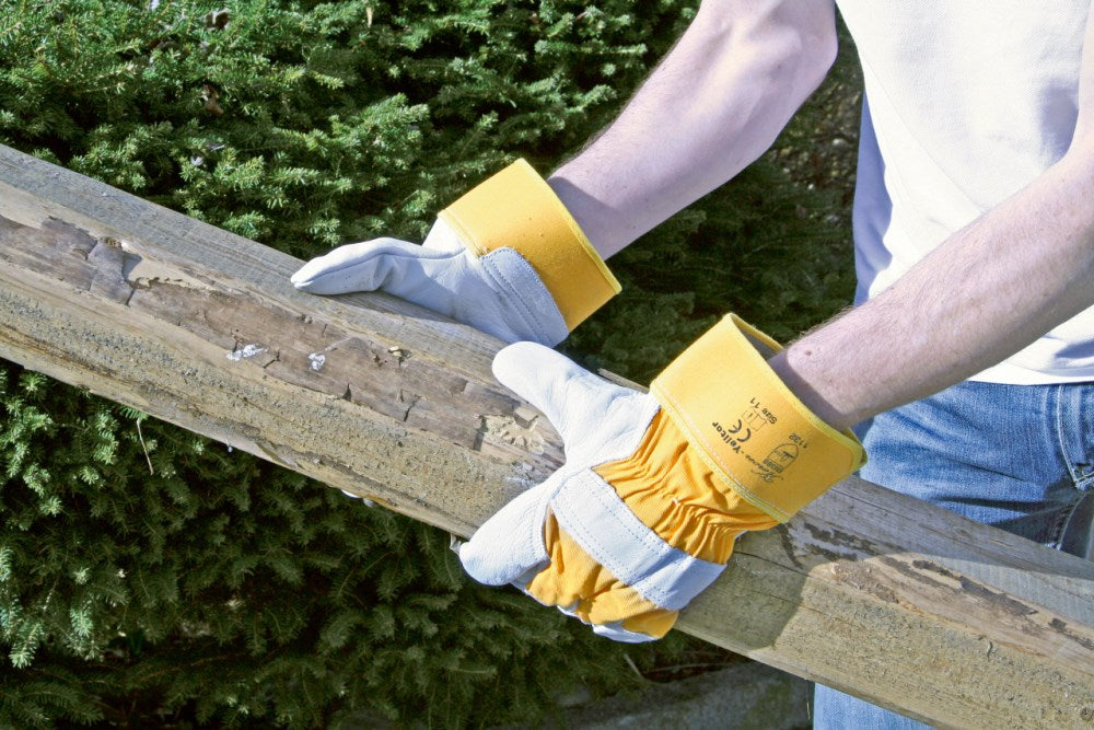 Guanto Professionale in Cuoio Bovino Yelltor