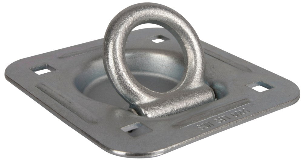 Anello di fissaggio con base concava in acciaio zincato