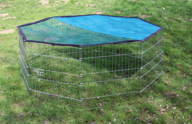 Recinto da esterno ottagonale con sportello