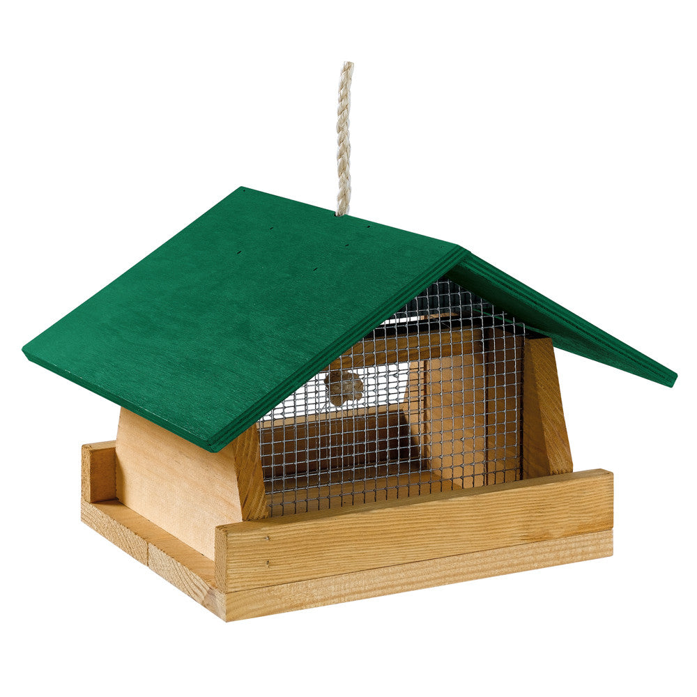 Mangiatoia per uccelli in legno 1