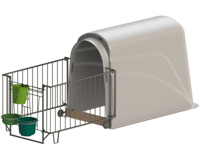 CalfHouse Vetroresina Premium Plus con recinto resistente