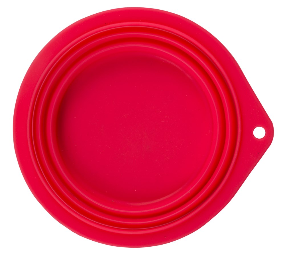 Ciotola da viaggio in silicone per cani