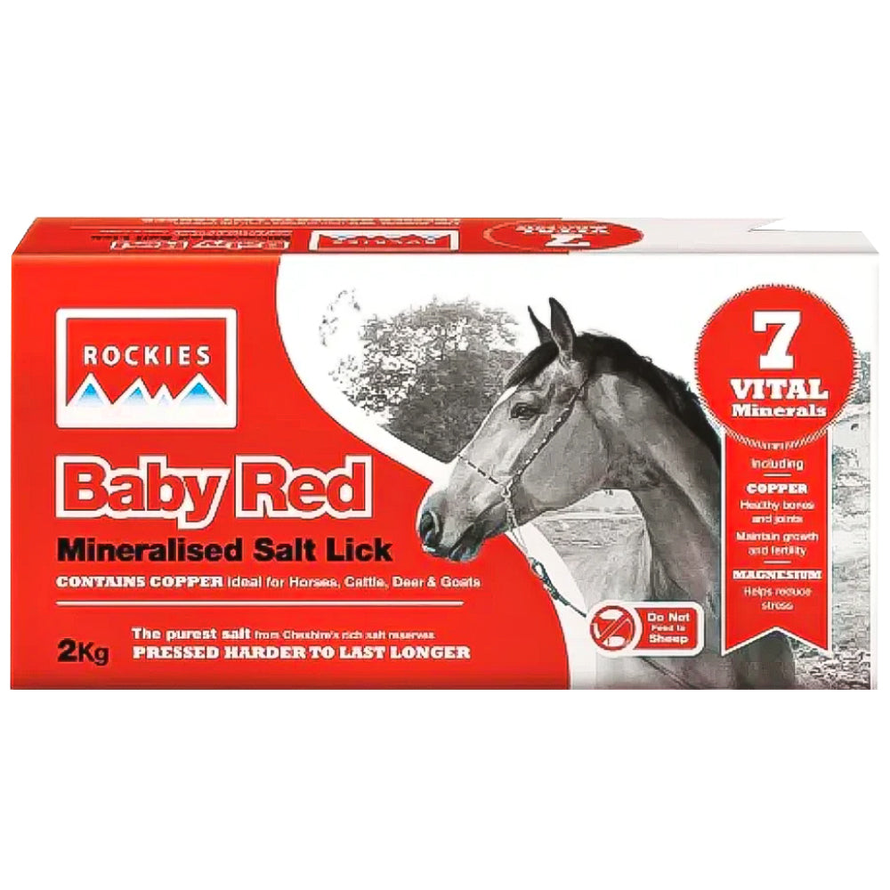 Blocchi di sale Rockies baby red 2kg
