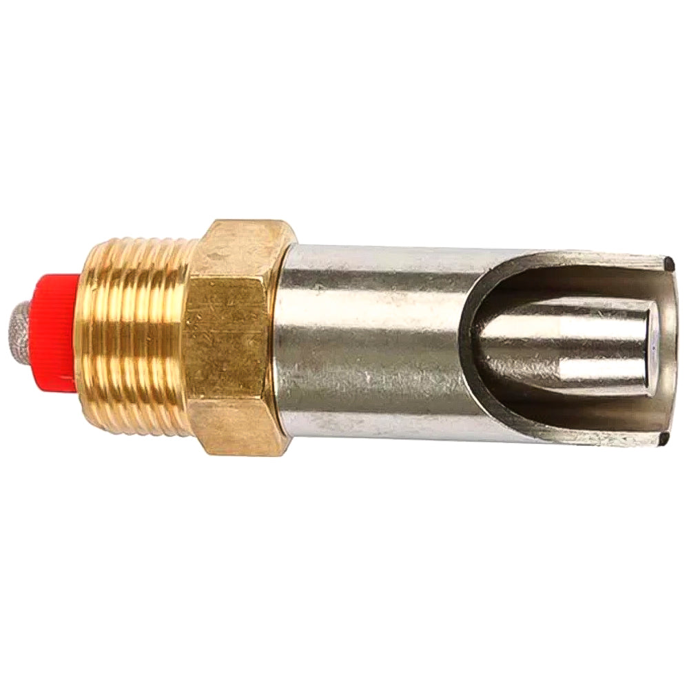 Nipplo a mordente per suini acciaio ottone con cono a pressione grosso
