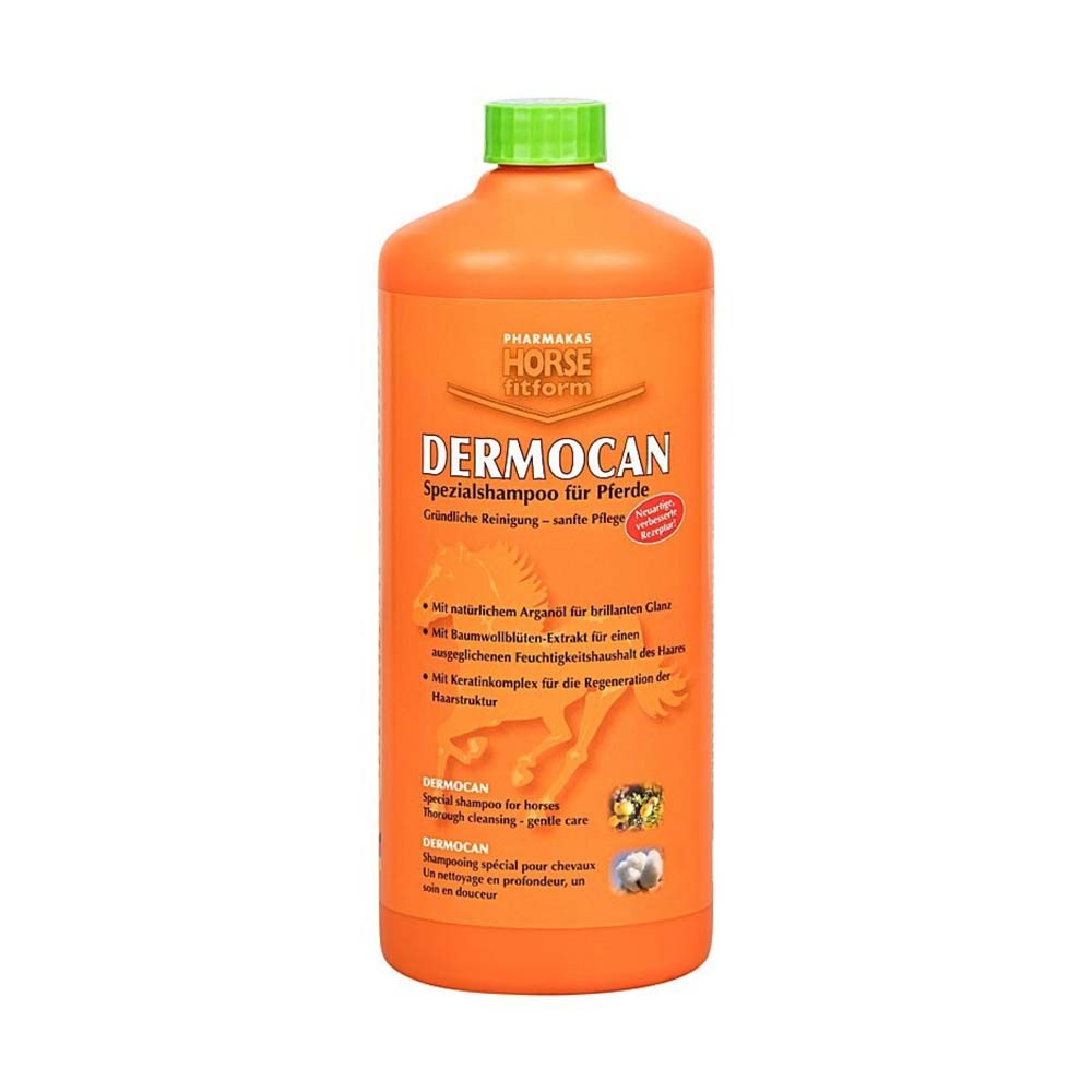 Spezifisches shampoo für dermokanische pferde