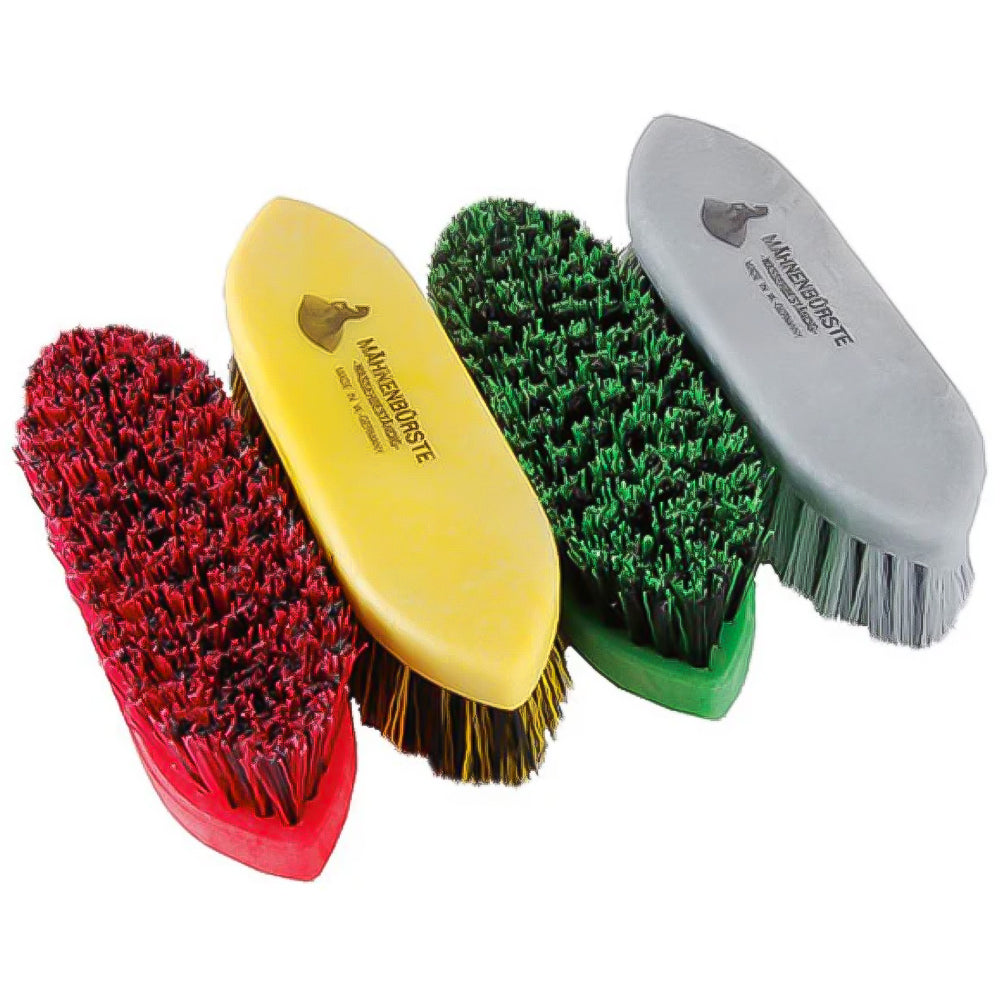 Spazzola per criniera singola con dorso in plastica per cavalli