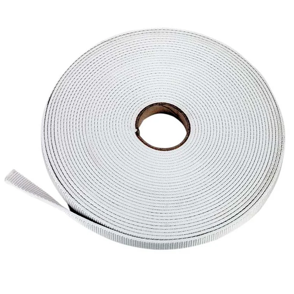 Fettuccia in nylon per legature bianco di bovini