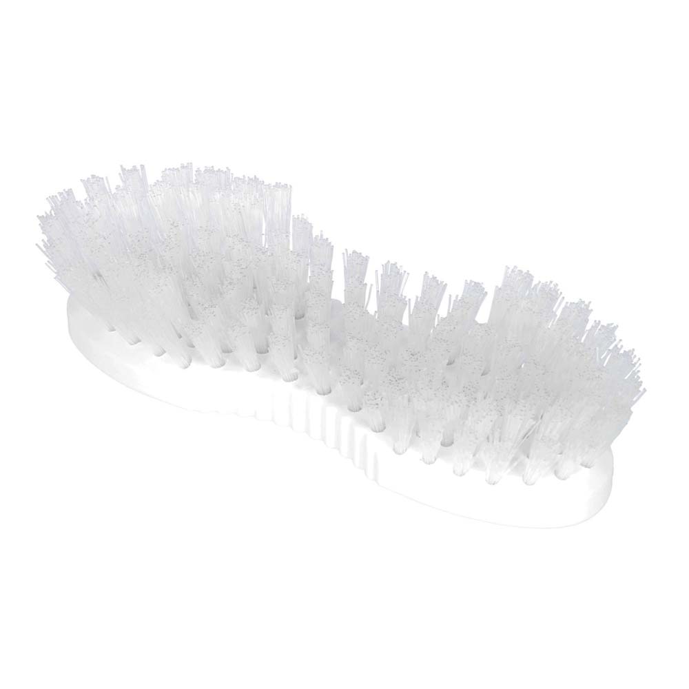 Spazzola bianca setole dure per mungitura industria