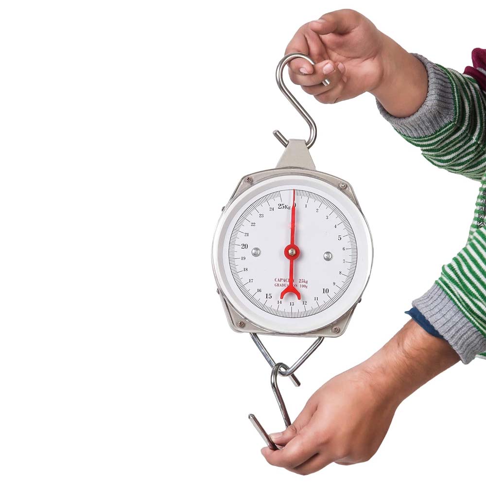 Bilancia sospesa a quadrante Premium copertura in plexiglas