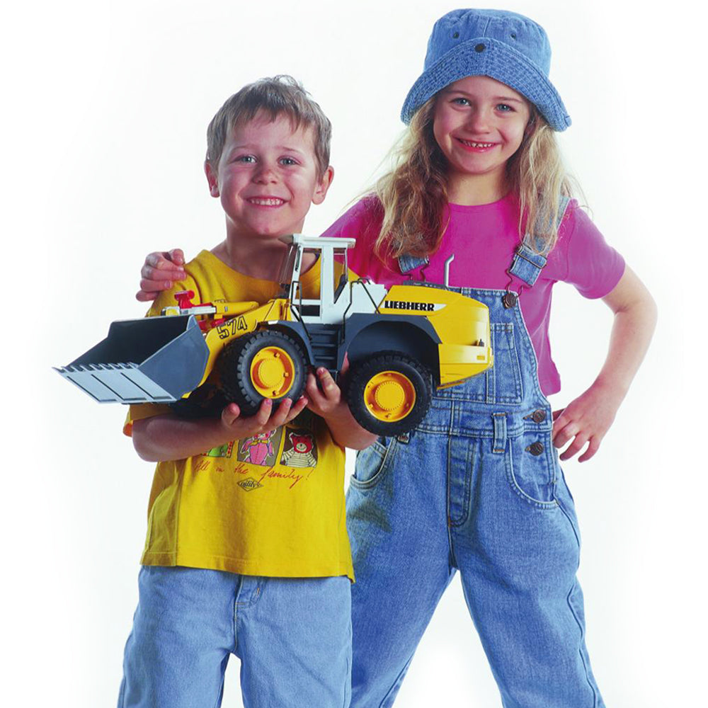 Bruder Caricatrice Gommata Liebherr L574 Giocattolo