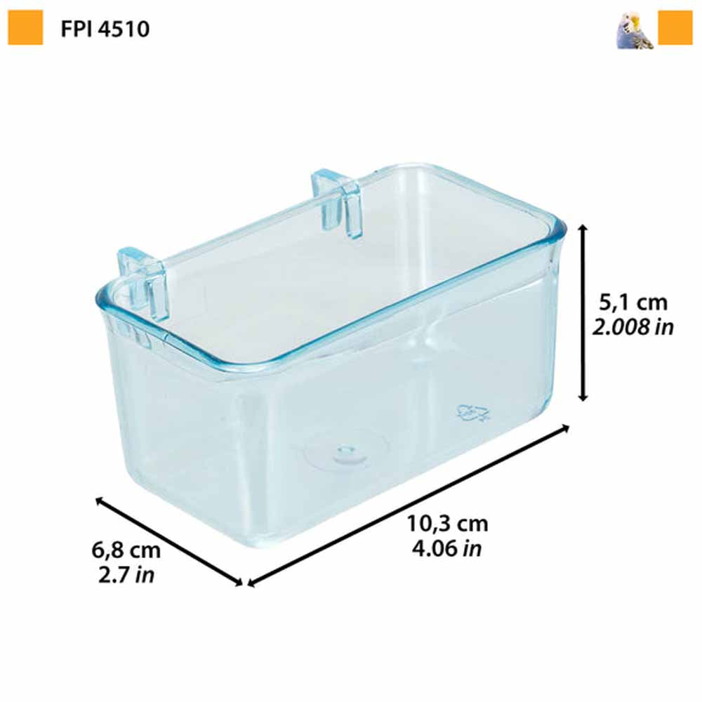 Feeder FPI 4510 for Budgies and Cockatiels