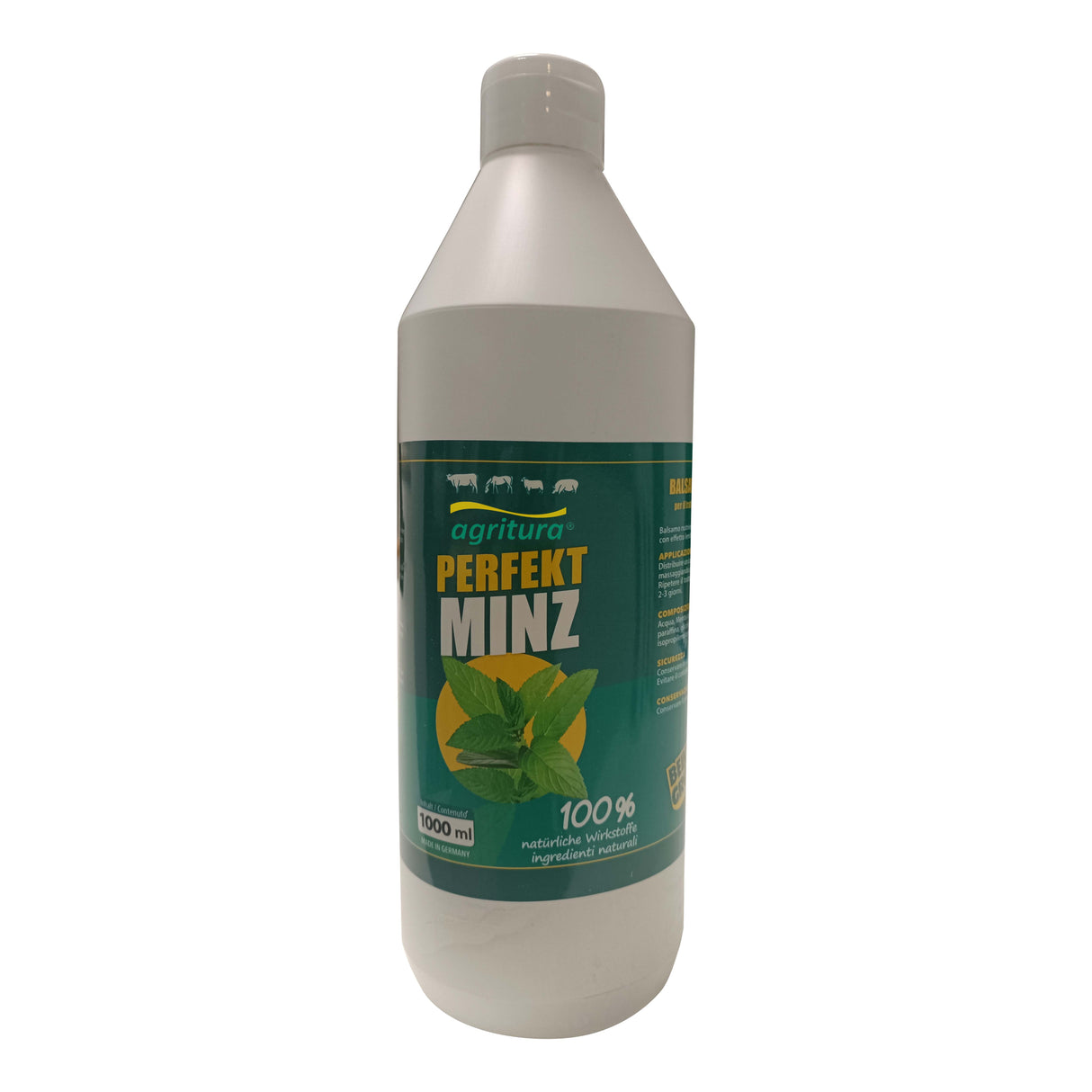 Agritura PERFEKT MINZ - pomata alla menta per la cura della mammella, 100% naturale, 1l