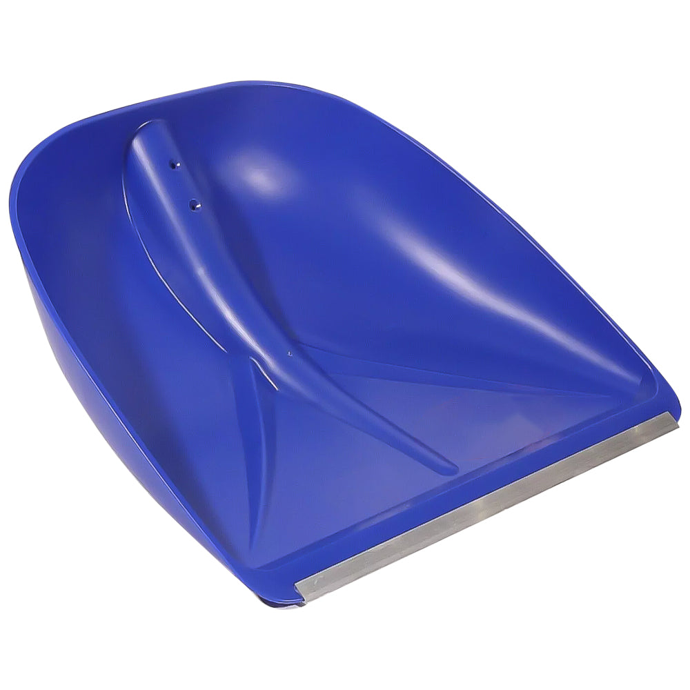 Pala in Plastica Blu con Bordo – Pala Universale Robusta con Profilo in Alluminio