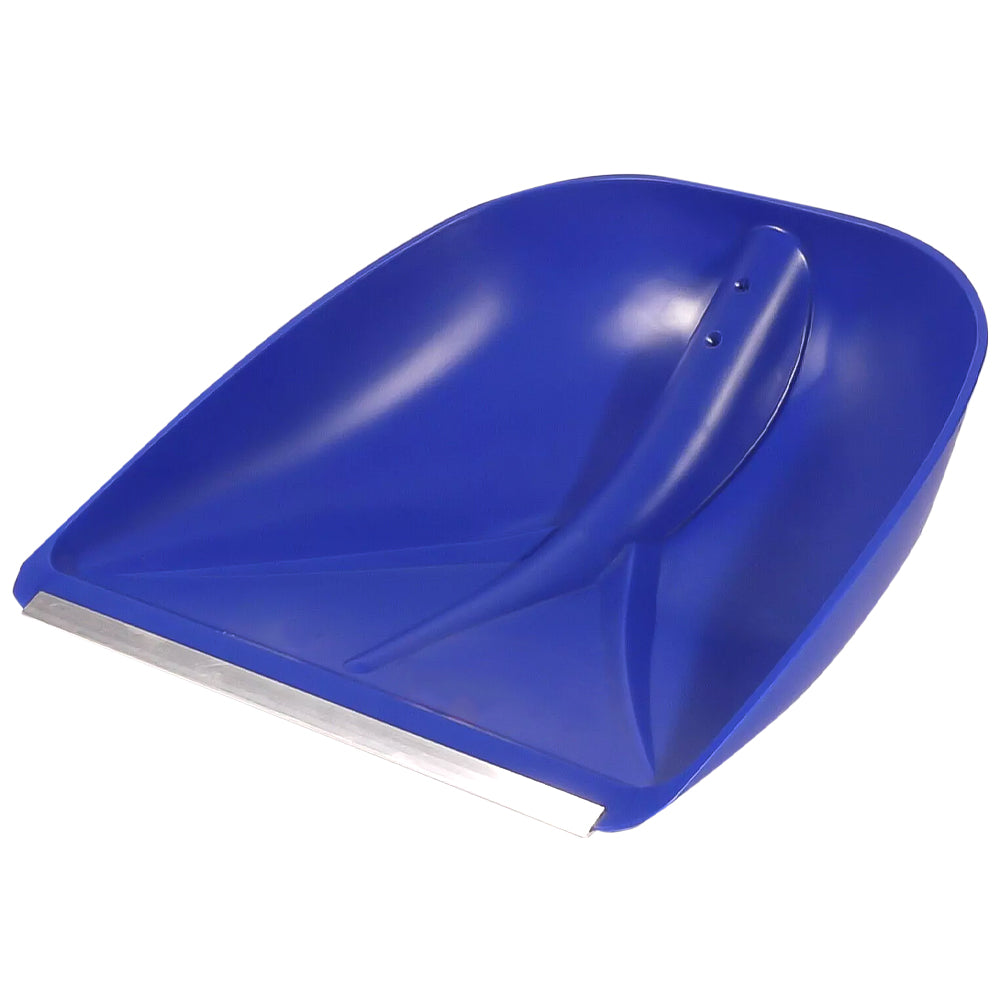 Pala in Plastica Blu con Bordo – Pala Universale Robusta con Profilo in Alluminio