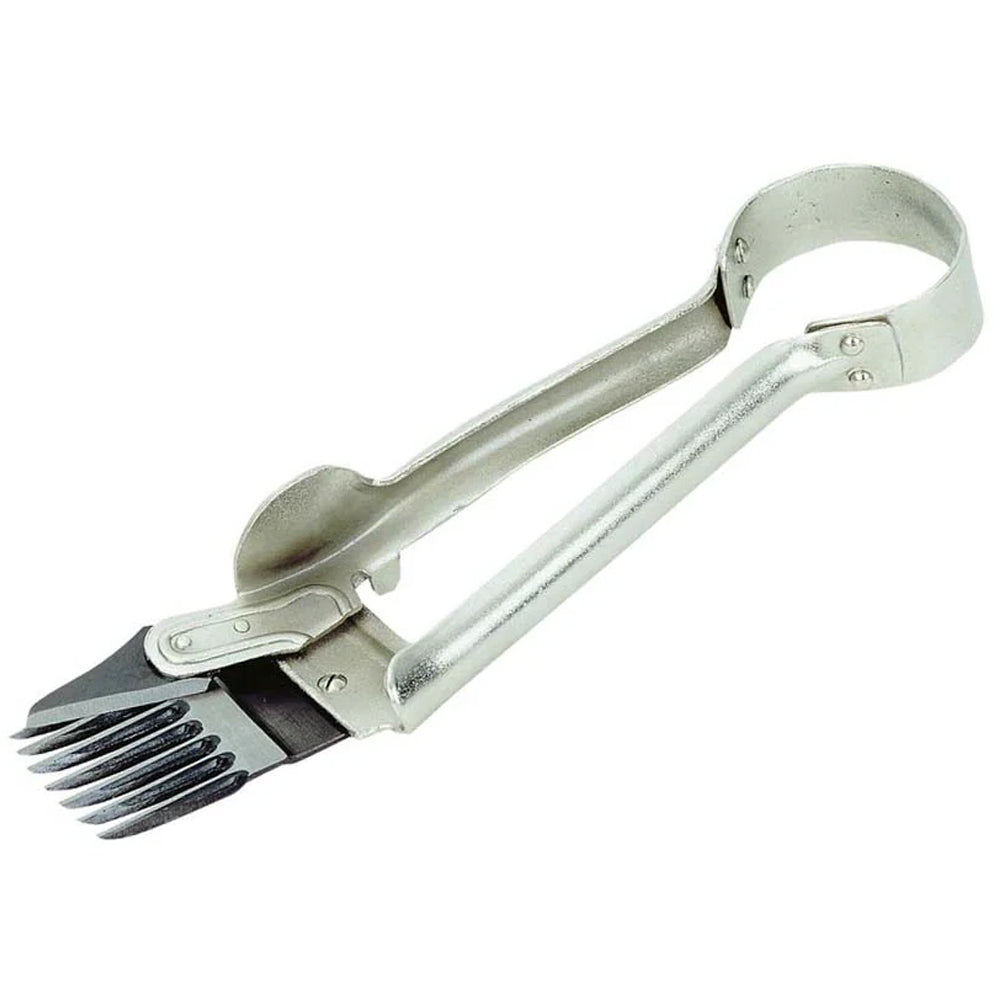 Perfect Manual Sheep Metal Shears for Precise Fleece Cutting.