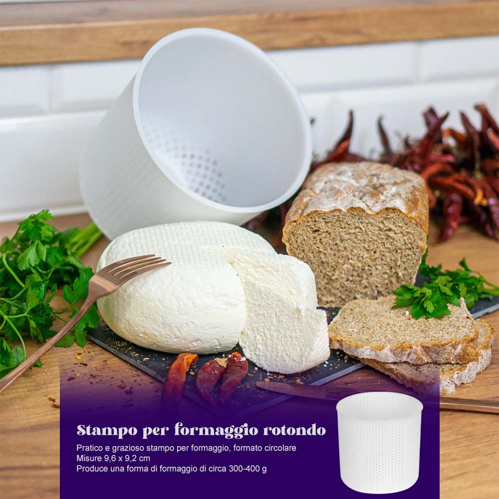 Stampo per formaggio rotondo
